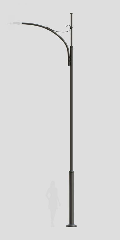 Lantern pole and arm WDR21