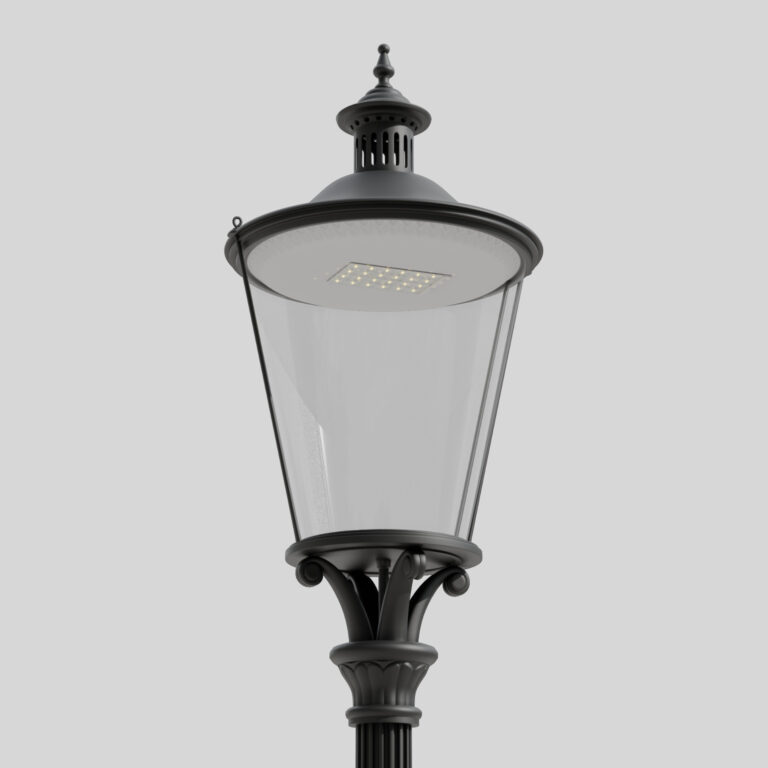 Zahradní lucerna B7, s klasickým svítidlem Libra