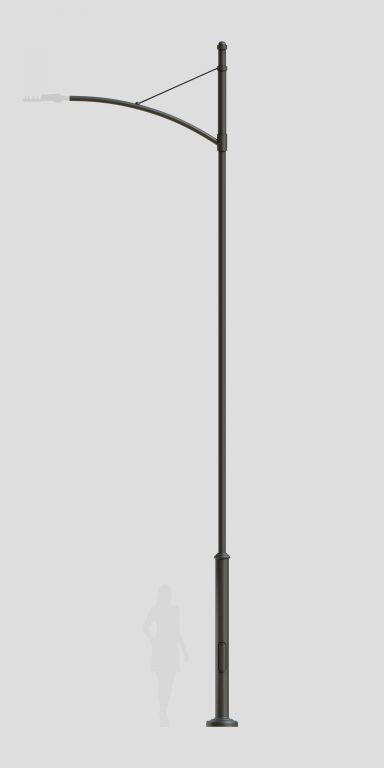 Lantern pole and arm WDR16