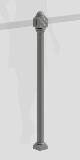 Plot S3, součást systému oplocení