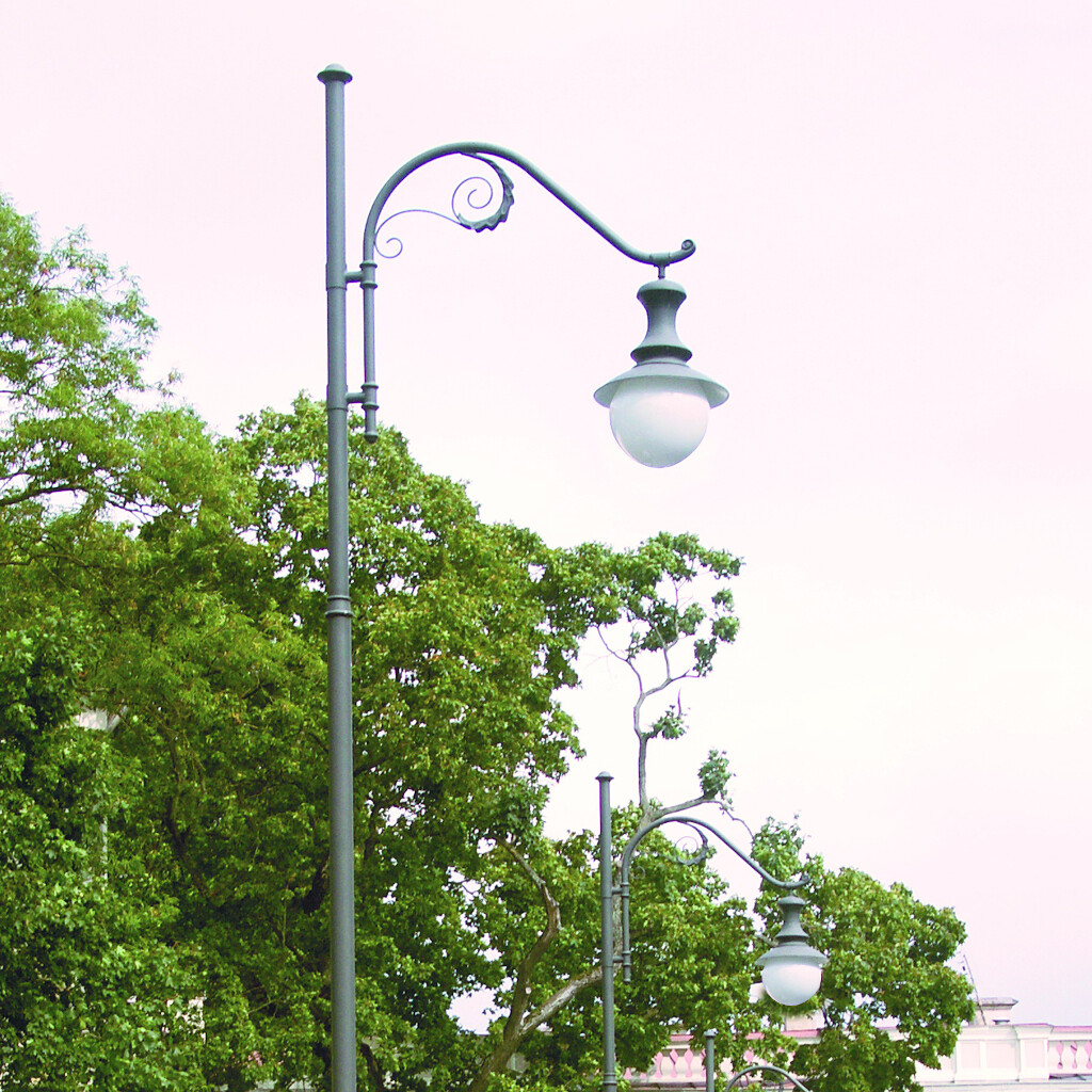 Vysoké pouliční lampy – typ D, DS, WK, DP