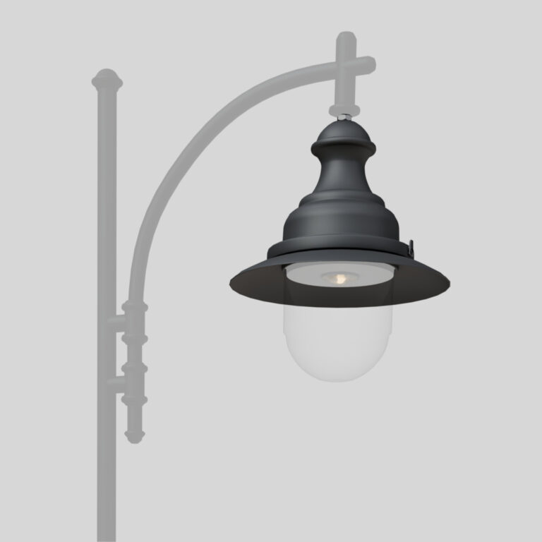 Svítidlo 04 Aries A, vhodné pro sloupy veřejného osvětlení na ulici